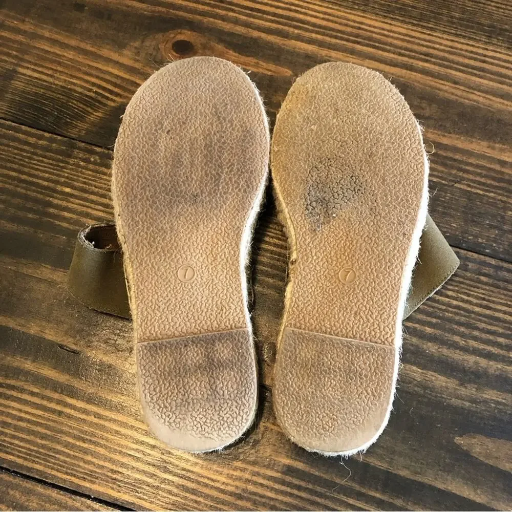 Urban Outfitters Platform Espadrille Slide Sandals Women’s Size 7 Boho Festival